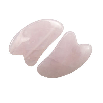 OEM/ODM Accettabile Rose Quartz Gua Sha Naturale Giada Guasha Strumenti Faciali per Corpo Faccia Collo E Occhi Cura della Pelle Massaggio SPA