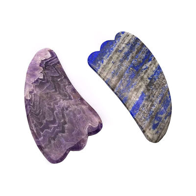 Massaggiatore naturale anti-invecchiamento per il viso portatile per il massaggio portatile femminile portatile raschiamento lapis ametista