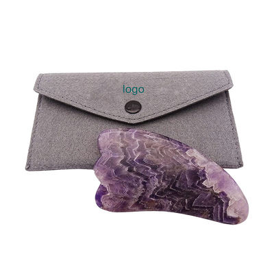 Massaggiatore naturale anti-invecchiamento per il viso portatile per il massaggio portatile femminile portatile raschiamento lapis ametista