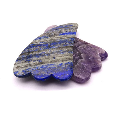 Massaggiatore naturale anti-invecchiamento per il viso portatile per il massaggio portatile femminile portatile raschiamento lapis ametista