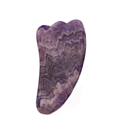 Massaggiatore naturale anti-invecchiamento per il viso portatile per il massaggio portatile femminile portatile raschiamento lapis ametista