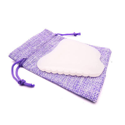 Massaggiatore del corpo portatile portatile afgano Giada bianca Gua Sha Board per personalizzabile viso e cura della pelle del corpo