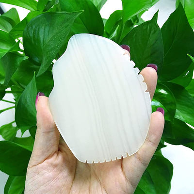 Massaggio/Rifrattamento/Funzione anti-invecchiamento Naturale Giada Bianca Afgana Gua Sha Tavola per Massaggio Spa Terapia di Agopuntura