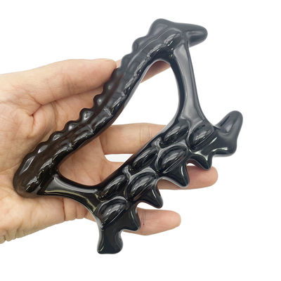 Strumento di massaggio per la cura della salute personale Ceramica nera Gua Sha Terapia faccia e corpo attrezzature per la cura della pelle