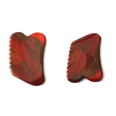 OEM/ODM Massaggio naturale del viso supportato Gua Sha Stone Mookaite Bianco Turchese Guasha per ridurre le linee sottili del viso