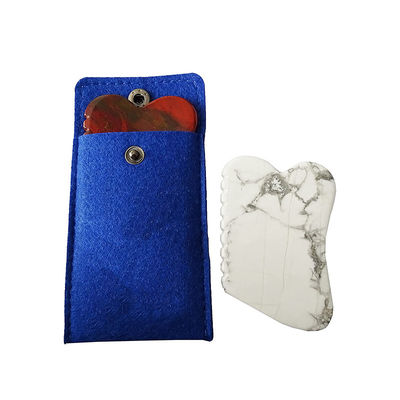 OEM/ODM Massaggio naturale del viso supportato Gua Sha Stone Mookaite Bianco Turchese Guasha per ridurre le linee sottili del viso