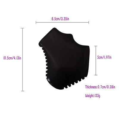 Marca privata Gua Sha Giada Massaggio Faciale Massaggio Naturale Bian Pietra Faciale Guasha Strumento di raschiatura con design portatile