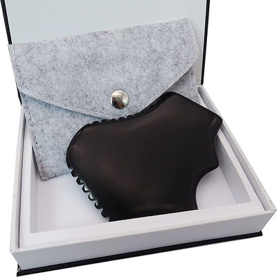 Marca privata Gua Sha Giada Massaggio Faciale Massaggio Naturale Bian Pietra Faciale Guasha Strumento di raschiatura con design portatile
