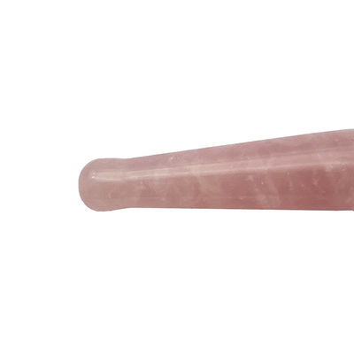 OEM ODM Rose Quartz naturale Guasha Massaggio bastone ago rilievo muscolare Corpo Gua Sha massaggiatore punto Roller Guasha strumento
