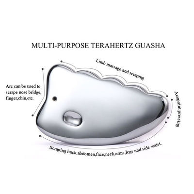 Massaggiatore del corpo Terahertz Guasha raschiatore facciale Massaggio facciale Strumento dimagrante Bellezza Gua Sha Pietra Piastra energetica per dimagrare