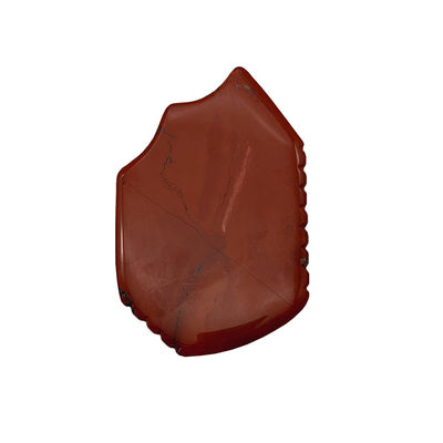 Red Jasper Facial Guasha Skin Lifting Firming Natural Hand Healing Jade Gua Sha Facial Massage Tool Portatile e portatile