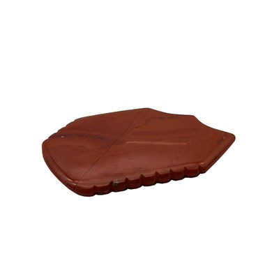 Red Jasper Facial Guasha Skin Lifting Firming Natural Hand Healing Jade Gua Sha Facial Massage Tool Portatile e portatile