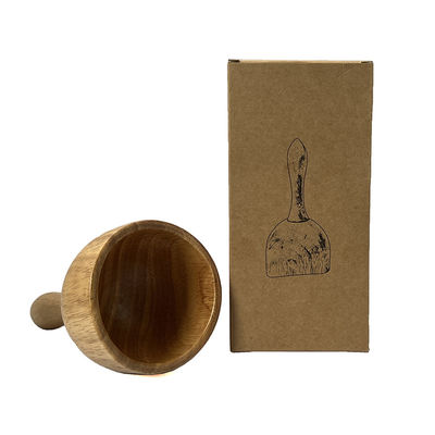 Massaggio in legno Gua Sha per la terapia SPA naturale carbonizzata e massaggio del corpo