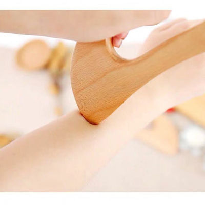Strumento di drenaggio linfatico in legno Cosmetologia del corpo Massaggiatore per attivare il Qi e la dragaggio dei collaterali nella terapia del legno