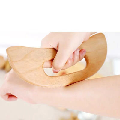 Strumento di drenaggio linfatico in legno Cosmetologia del corpo Massaggiatore per attivare il Qi e la dragaggio dei collaterali nella terapia del legno