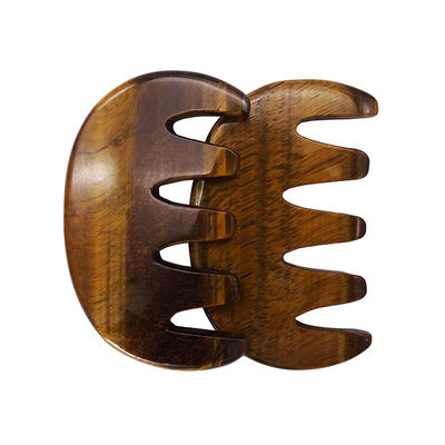 Disponibile il logo personalizzato di Gua Sha Comb Massaggio strumento per migliorare la circolazione sul viso scalpo