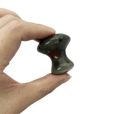 2024 Pietra di sangue Agata grigia Giada Pietra Gua Sha Funghi Pietra di massaggio per ridurre le linee sottili sul viso collo corpo