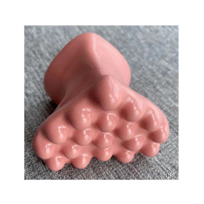 Logo personalizzato Rosa 3d a forma di cuore universale in ceramica Gua Sha Scraping Massaggio strumento per occhi viso collo pelle massaggiatore corpo