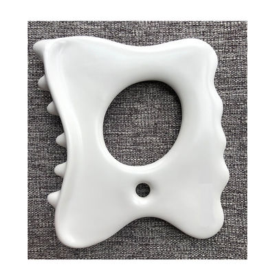 Alleviare lo stress muscolare e il dolore con il logo personalizzato ceramica Gua Sha strumento mascella massaggio linea