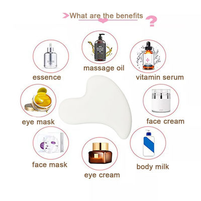 Medicina Stile di cura personale Massaggio in ceramica portatile Terapia Gua Sha Strumento da tavolo per il viso Guasha Scraping Prodotto di bellezza