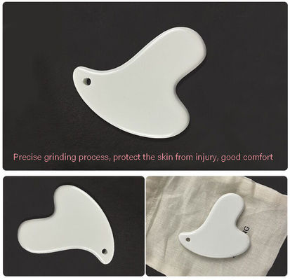 Medicina Stile di cura personale Massaggio in ceramica portatile Terapia Gua Sha Strumento da tavolo per il viso Guasha Scraping Prodotto di bellezza