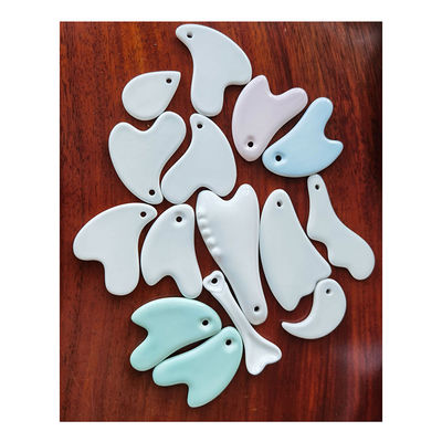 Medicina Stile di cura personale Massaggio in ceramica portatile Terapia Gua Sha Strumento da tavolo per il viso Guasha Scraping Prodotto di bellezza