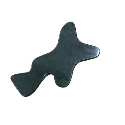 Funzione di controllo del tempo Nefrite verde scuro Gua Sha Pietra per la cura del corpo e sollievo da stanchezza Disegno portatile
