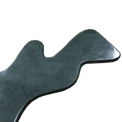 Funzione di controllo del tempo Nefrite verde scuro Gua Sha Pietra per la cura del corpo e sollievo da stanchezza Disegno portatile