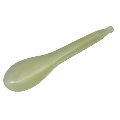 Xiuyan Jade Stick Eye Massager Pen a forma di cucchiaio giallo con e servizio OEM/ODM accettabile
