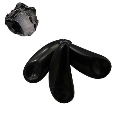 Massaggiatore Faciale Nero Mini Ossidiano Cosmetico Cucchiaio Guasha Crema per Occhi Make-up Scoop Spatula Stick per Massaggio di Sollievo degli Occhi