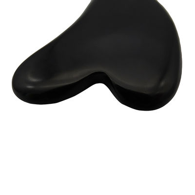 Pietra Bian Nera Naturale Forma Cuore Mascherino Gua Sha per Spa Meditazione rilassante