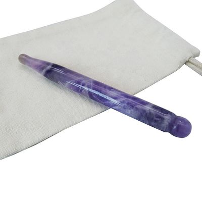 Faccia sottile Gua sha Strumenti Naturale Ametista Acupressione Guasha Massaggio Terapia Penna per tutto il corpo Dolore dei tessuti profondi