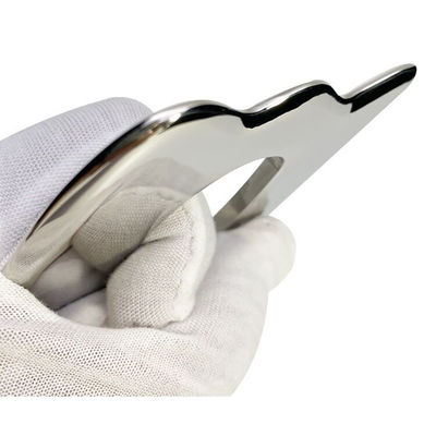 Strumento di massaggio in acciaio inossidabile Gua Sha 2024 per il rilassamento dei tessuti molli del corpo Tecnico lucidato lucidato portatile