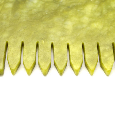 Personal Health Care Green Jade Comb Guasha Strumento di raschiatura per la cura della testa e il sollievo dal dolore di parto Multifunzione portatile