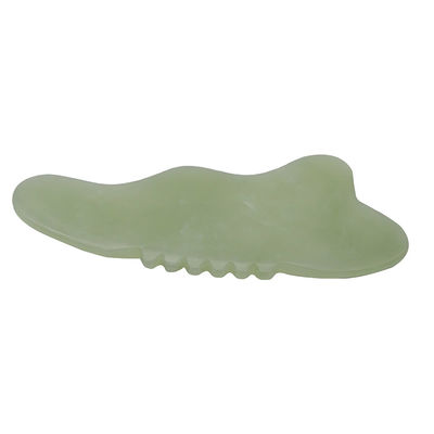 Xiuyan Jade Gua Sha Massaggio strumento per il viso scultura massaggio del corpo Promuove il flusso sanguigno e riduce la tensione Facile da tenere