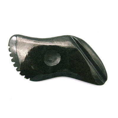 Nefrite verde scuro naturale Giada Gua Sha Massaggio del corpo Strumenti di massaggio tradizionale di raschiatura per il corpo intero 11,8cm*6cm*0,9cm