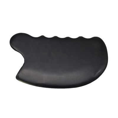 Ottenere un bagliore giovanile con Pietra Bian Nera Naturale Pura Strumento Gua Sha Massaggio Faciale Cosmetico Lift Stringe la pelle Tutto il corpo