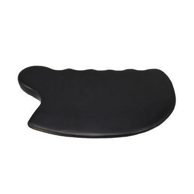 Ottenere un bagliore giovanile con Pietra Bian Nera Naturale Pura Strumento Gua Sha Massaggio Faciale Cosmetico Lift Stringe la pelle Tutto il corpo