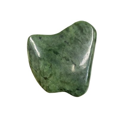 Logo personalizzato Nefrite verde Giada Anti Cellulite Guasha Scraper per la cura della pelle facciale