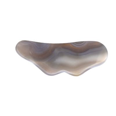 Pietra naturale di Agate Gua Sha Essenziale per il massaggio del corpo e il trattamento dell'agopuntura