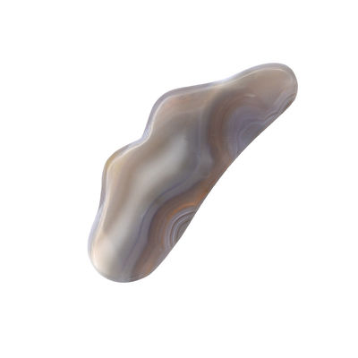 Pietra naturale di Agate Gua Sha Essenziale per il massaggio del corpo e il trattamento dell'agopuntura