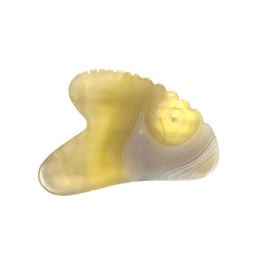 Prodotti di massaggio personalizzati con logo naturale di fiori di ciliegio Agata Sha Gua Tavola per la terapia di Gua Sha