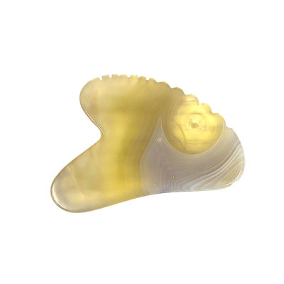 Prodotti di massaggio personalizzati con logo naturale di fiori di ciliegio Agata Sha Gua Tavola per la terapia di Gua Sha