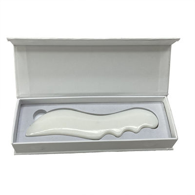 Massaggiatore Corporeo Pietra Gua Sha di Giada Bianca Per Raschiare Massaggi Faciali Strumenti E Massaggi SPA Bellezza