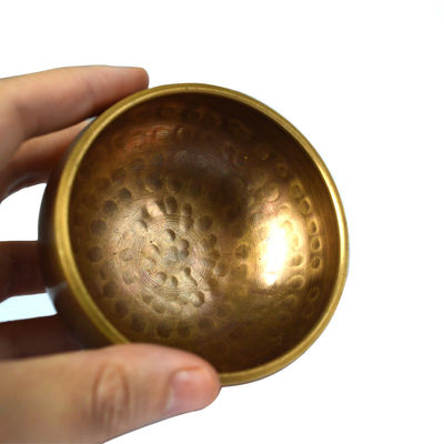 Cooper Material Nepal Chakra Gold Yoga Meditazione Tibetana Custom Singing Bowl Set per la terapia del suono