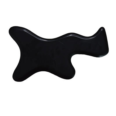 Black Bian Stone Gua Sha Scraping Massage Board per il drenaggio linfatico e il sollievo dal dolore
