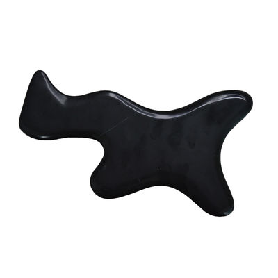 Black Bian Stone Gua Sha Scraping Massage Board per il drenaggio linfatico e il sollievo dal dolore