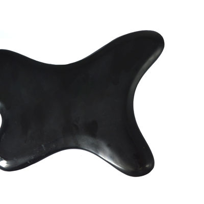 Black Bian Stone Gua Sha Scraping Massage Board per il drenaggio linfatico e il sollievo dal dolore