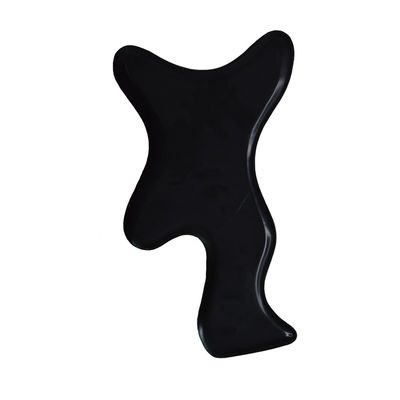 Black Bian Stone Gua Sha Scraping Massage Board per il drenaggio linfatico e il sollievo dal dolore
