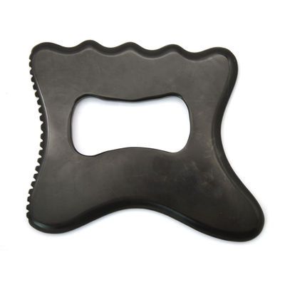 Strumento professionale di massaggio del corpo di pietra nera bianca Gua Sha per la cura della salute personale e l'agopuntura